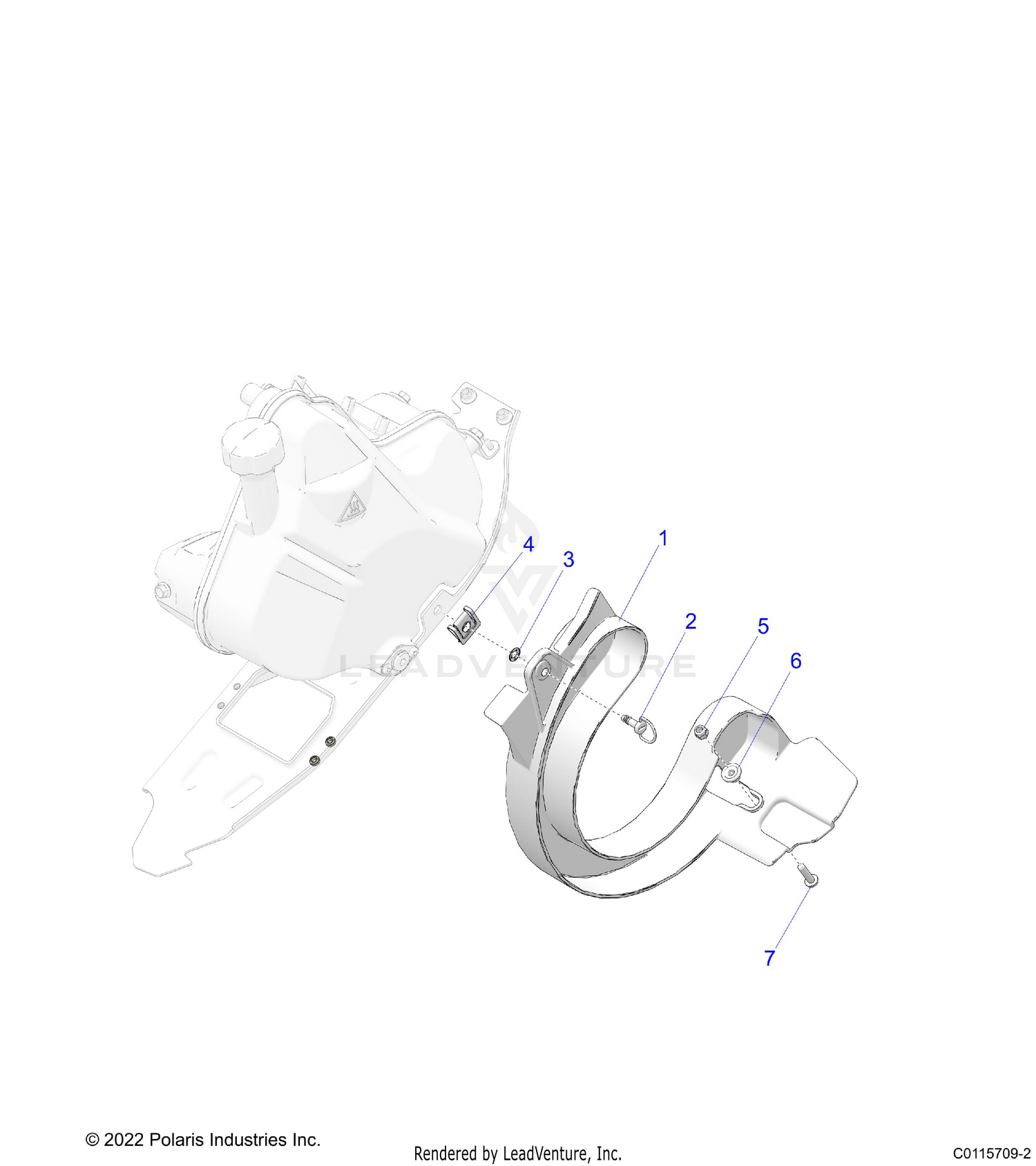 BODY, BELT HOLDER - S24TDE9FS/9FE (C0115709-2)