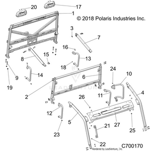 Chassis, Cab Frame - R19rse99n1 (c700170) Schematic