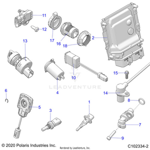 Electrical, Switches, Sensors, Ecu And Control Modules - A25slz95af (c102334-2) Schematic