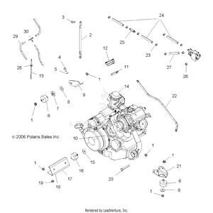 Engine, Mounting - A07ca32aa (49atvengineboss) Schematic