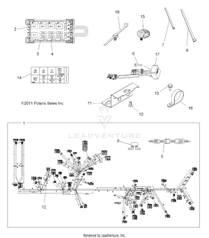 Electrical, Harness - A12tn55aa/az (49atvharness12spx2550) Schematic