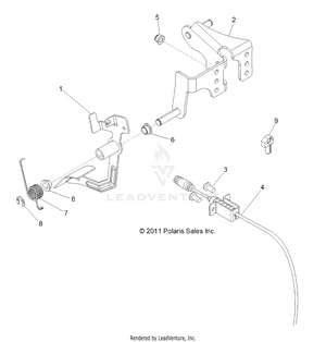 Engine, Throttle Pedal - R12jt87ab/ad/as/aw/9eaw (49rgrthrottlepedal12rzrxp4) Schematic