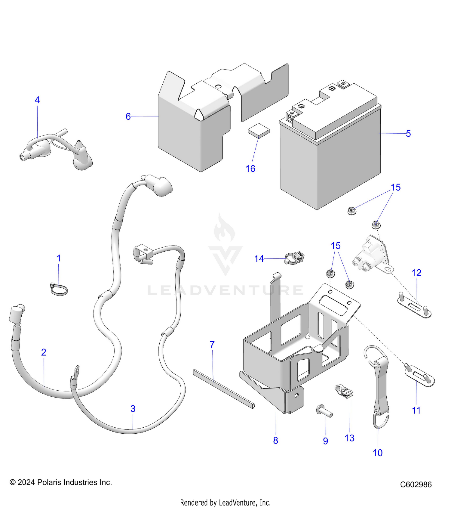 ELECTRICAL, BATTERY/BOX and CABLES - S26TFN6RSP/RSL (C602986)