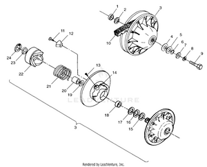 Driven Clutch - W98ch50a(c)(d)(e)(f) (4950135013c005) Schematic