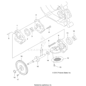 Engine, Oil Pump - A14mb46th (49atvoilpump13hawk) Schematic