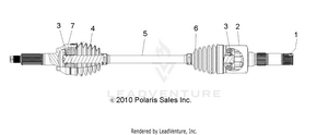 Drive Train, Rear Drive Shaft - R16raa76aa/aj (49rgrshaftdriverr116x6) Schematic
