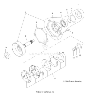 Engine, Clutch - A07lb27aa/ac/lh27aa/ab/ac/ad/al (49atvclutch08sp300) Schematic