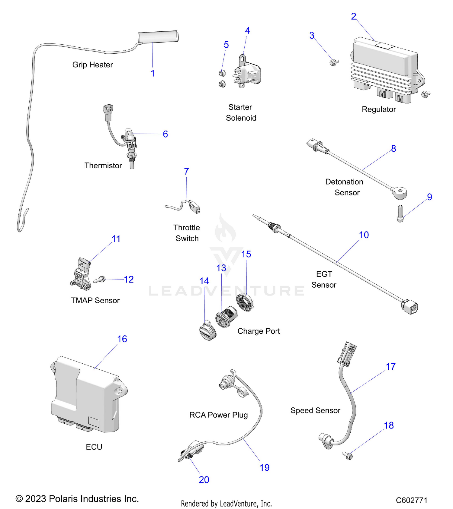 ELECTRICAL, COMPONENTS - S26TDZ8RS (602771)