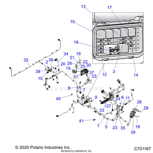 Electrical, Wire Harness - R21rre99a9/ac/ap/aw/b9/bc/bp/bw (c701167) Schematic