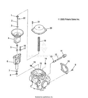 Engine, Carburetor, Upper - R12rh45ag/ah/ar (4999200059920005d07) Schematic