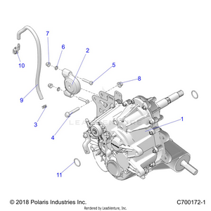 Drive Train, Main Gearcase Mounting - R19rhe99nd (c700172-1) Schematic