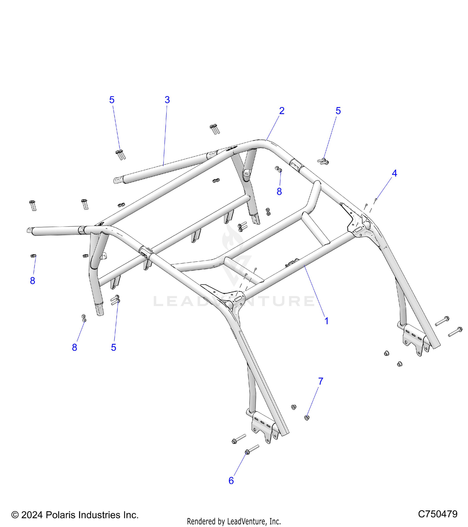 CHASSIS, CAB FRAME - Z26NEX99A4/B4/A6/B6 (C750479)