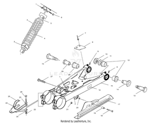 Swing Arm/shock Mounting - A02cg25ca (4969856985b09) Schematic