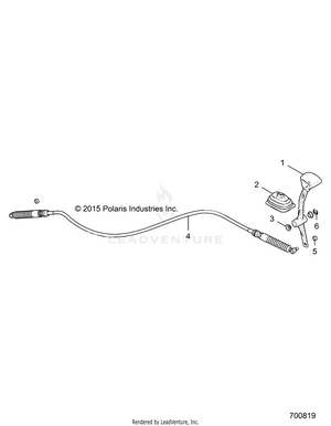 Drive Train, Gear Selector - R16rge99a7/ae/av (700819) Schematic