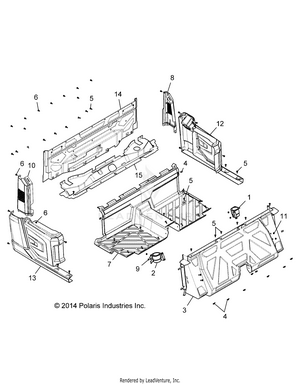 Body, Floor, Rear - R16rva57a1/b1/e57a9/b9 (49rgrfloor15crewrr) Schematic