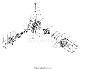 Front Housing - A02cg25ca (4969856985a14) Schematic