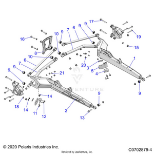 Suspension, Rear Control Arms - Z21rau92an/bn (c0702879-4) Schematic