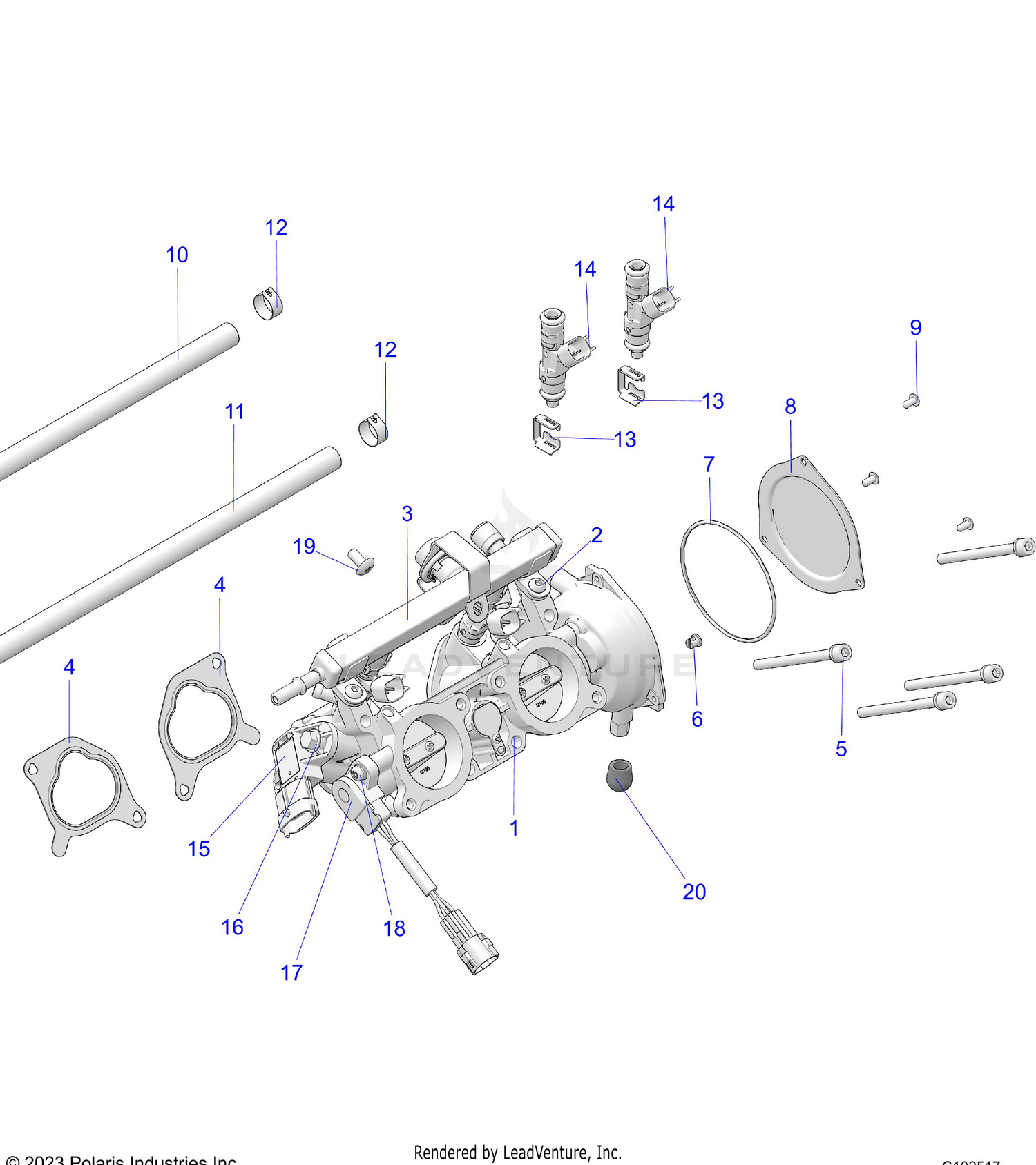 ENGINE, THROTTLE BODY - A26SXM95AR (C102517)