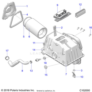 Engine, Air Intake - A20sxz85af/ap/caf/cap (c102000) Schematic