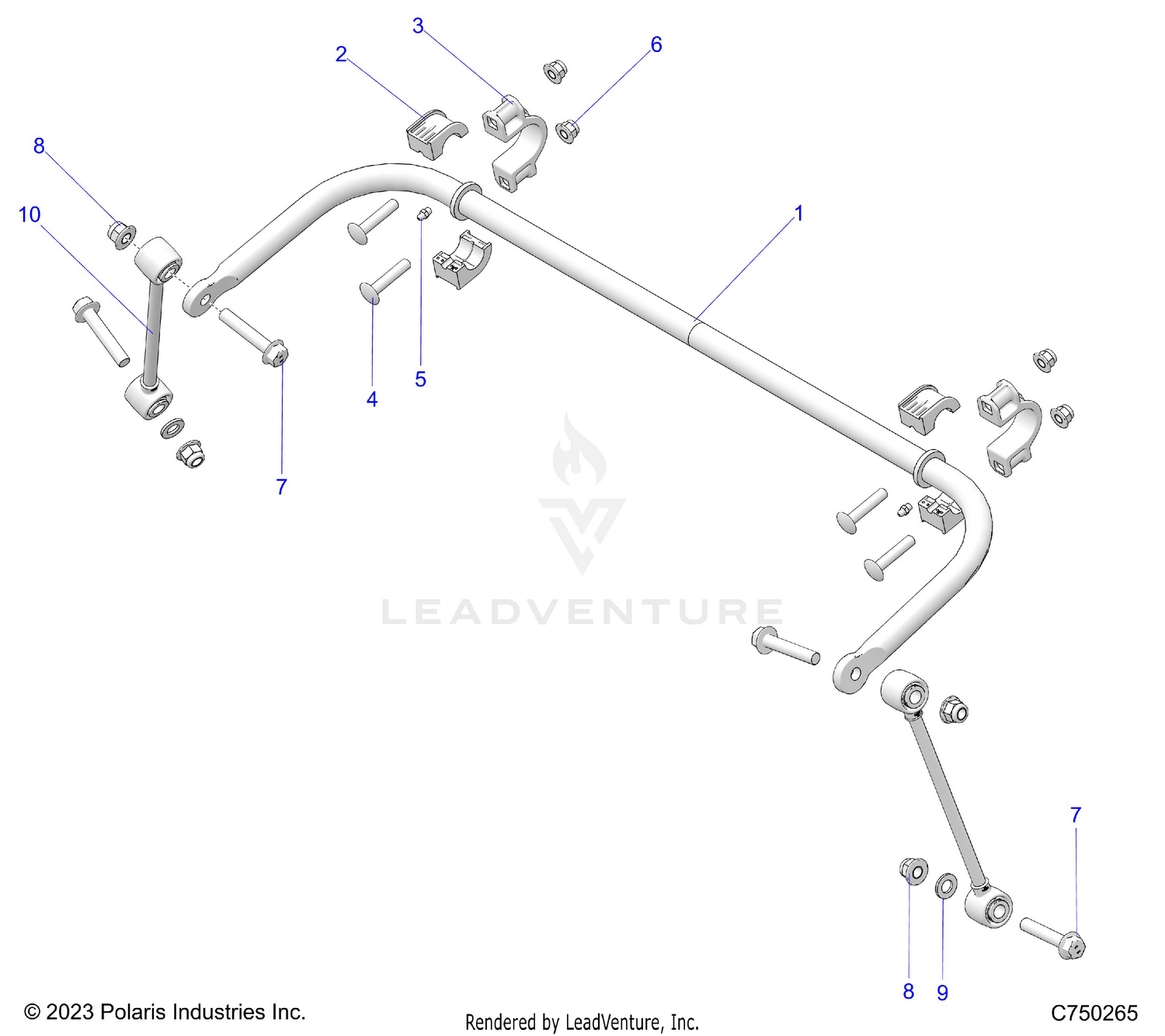 SUSPENSION, REAR STABILIZER BAR - Z26S4E92A4/B4/A6/B6 (C750265)