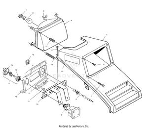 Headlight - A01aa32aa (4963816381a010) Schematic