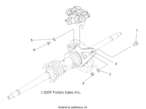 Brakes, Rear Caliper Mounting - A12ea32aa (49atvcalipermtg08scram) Schematic