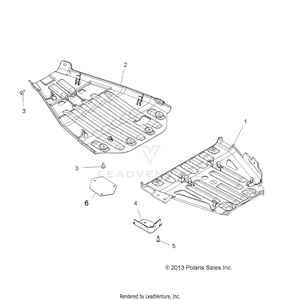 Body, Skid Plates - A14zn8efp (49atvskidplate14sp550) Schematic
