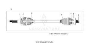 Drive Train, Rear Drive Shaft - R16rt_87 All Options (49rgrshaftdrvrr13900xp) Schematic