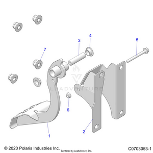 Brakes, Pedal/mount/master Cyl - Z24rmd2kah/al/bh/bl (c0703053-1) Schematic