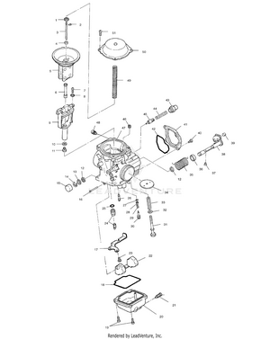 Carburetor - A02ca32aa/ab (4969816981c09) Schematic