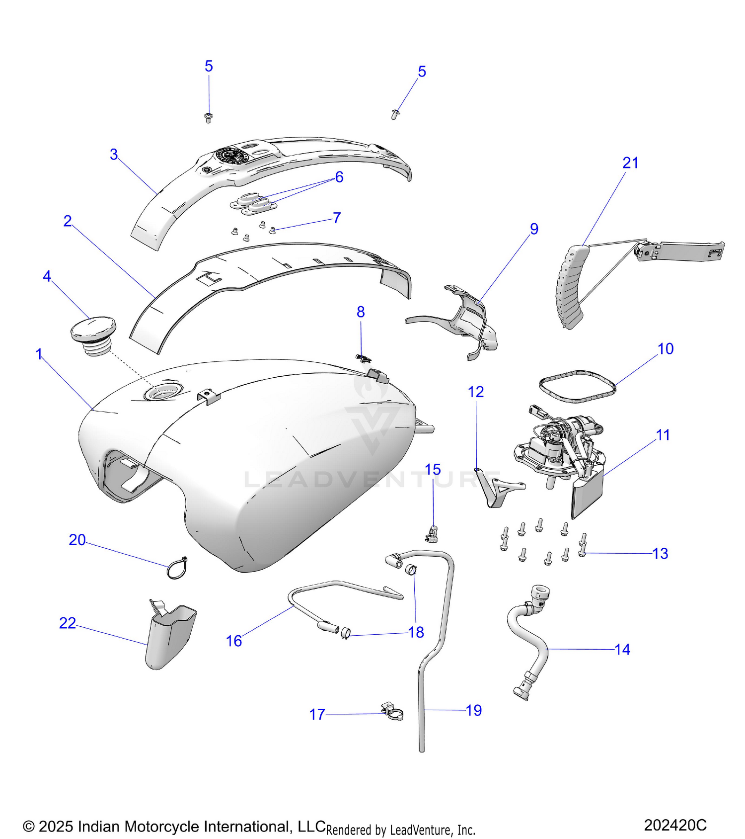 FUEL SYSTEM, FUEL TANK ASM. - N26SSB61/SSC61 (202420C)