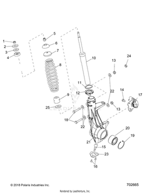 Suspension, Front Strut - R20rca57a1/a7 (702665) Schematic