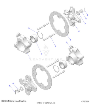 Suspension, Front Carrier And Hub - Z25nmf99a4/a5/b4/b5 (c750555) Schematic