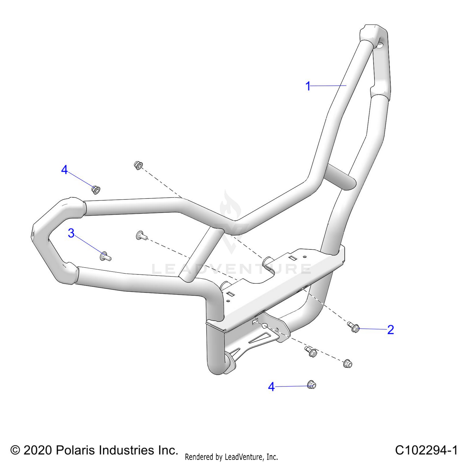 BODY, FRONT BUMPER - A26SDE57C4/E4 (C102294-1)