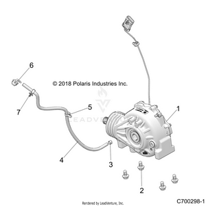 Drive Train, Front Gearcase Mounting - Z19vce99am (c700298-1) Schematic