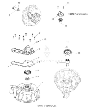 Engine, Cooling System And Water Pump - A14zn8efp (49atvwaterpump13spxp850) Schematic