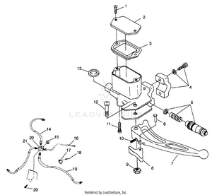 Controls - Master Cylinder/brake Line Scrambler W967840 (4935823582b012) Schematic