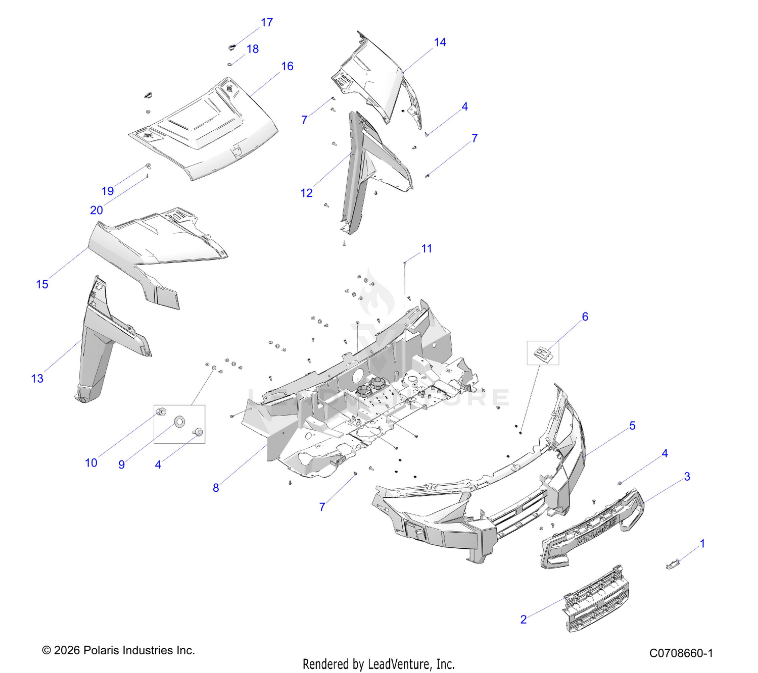 BODY, HOOD & FRONT FASCIA