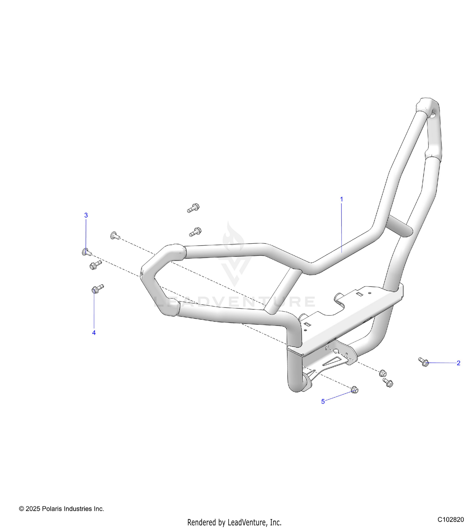 BODY, FRONT BUMPER, TRAIL - A26SEA57L7 (C102820)