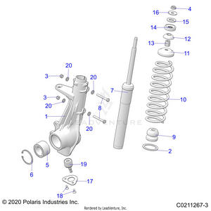 Suspension, Front Strut - A21sez57am/an/bm/bn (c0211267-3) Schematic
