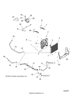Engine, Cooling System - R16rt_87 All Options (700399) Schematic