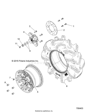 Wheels, Rear - R16rtm87al/bl (700403) Schematic