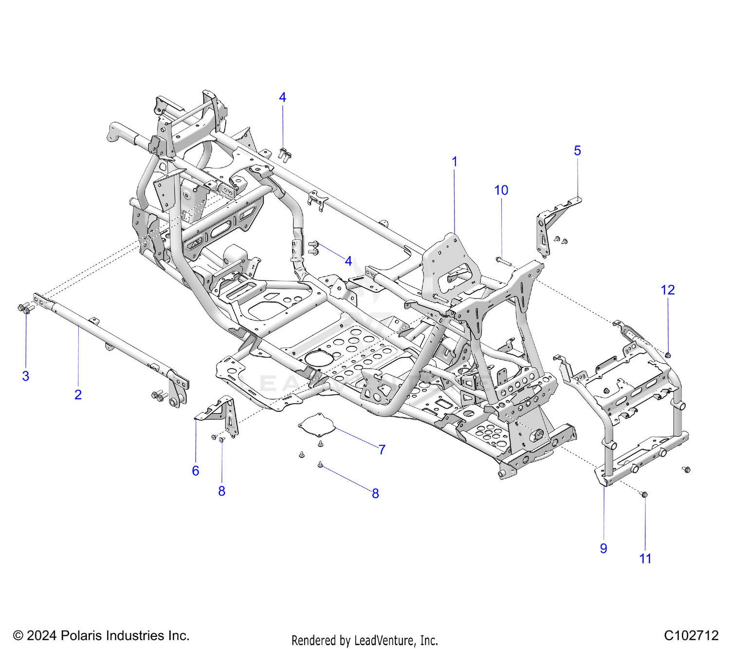 CHASSIS, MAIN FRAME - A26SLE95FF/CF/EF (C102712)