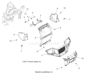Body, Front Bumper And Mounting - A14mb46th (49atvbumper12sp500f) Schematic