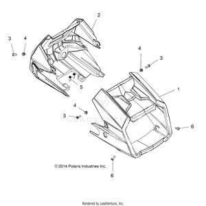 Body, Headlight Pod - A15sxe85as/am/a85aa/ac/aj (49atvheadlight15850sp) Schematic