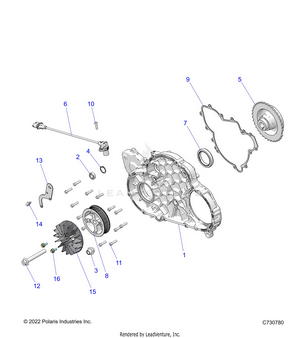 Engine, Mag Cover Mount - R25rry99as/bs/al/bl/ap/bp/a9/b9/af/bf/ak/bk (c730780) Schematic