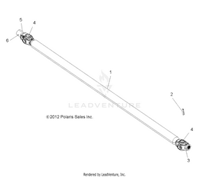 Drive Train, Front Prop Shaft - R16rt_87 All Options (49rgrshaftprop13900xp) Schematic