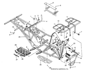 Bumper/rack Mounting 6x6 300 W948730 (4926792679a007) Schematic