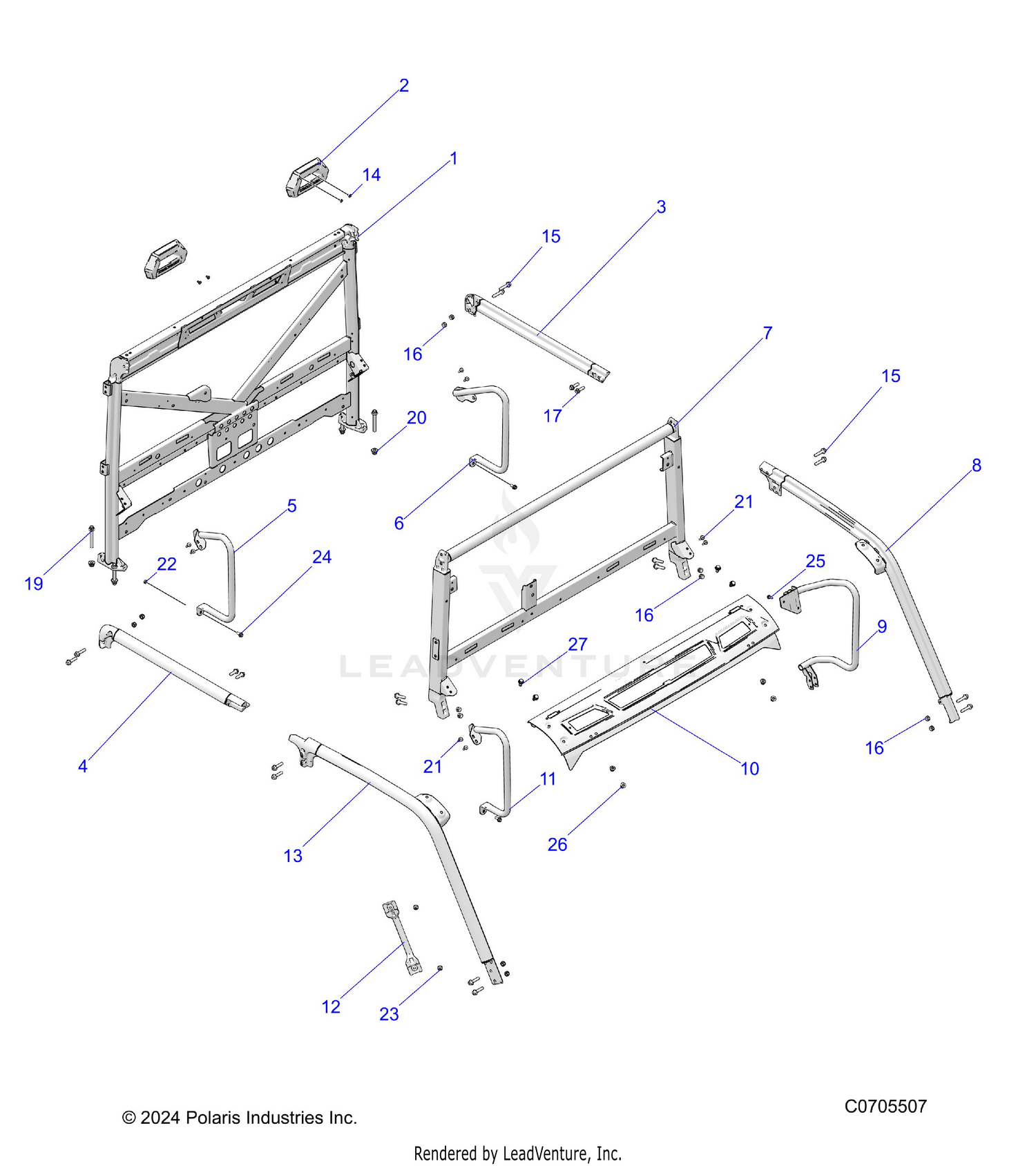 CHASSIS, CAB FRAME - R26RSE99NH (C0705507)