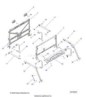 Chassis, Cab Frame - R24rse99aj/bj/ak/bk/az/bz/a9/b9 (c0705507) Schematic